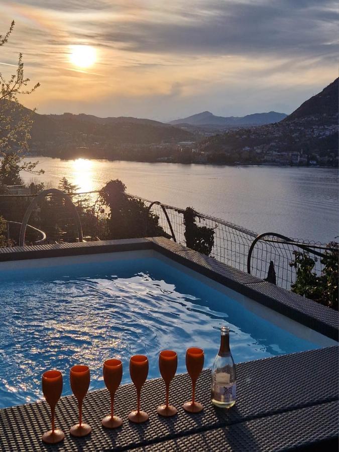 Villa Como, Jacuzzi Spa And Private Pool Blevio Exterior photo