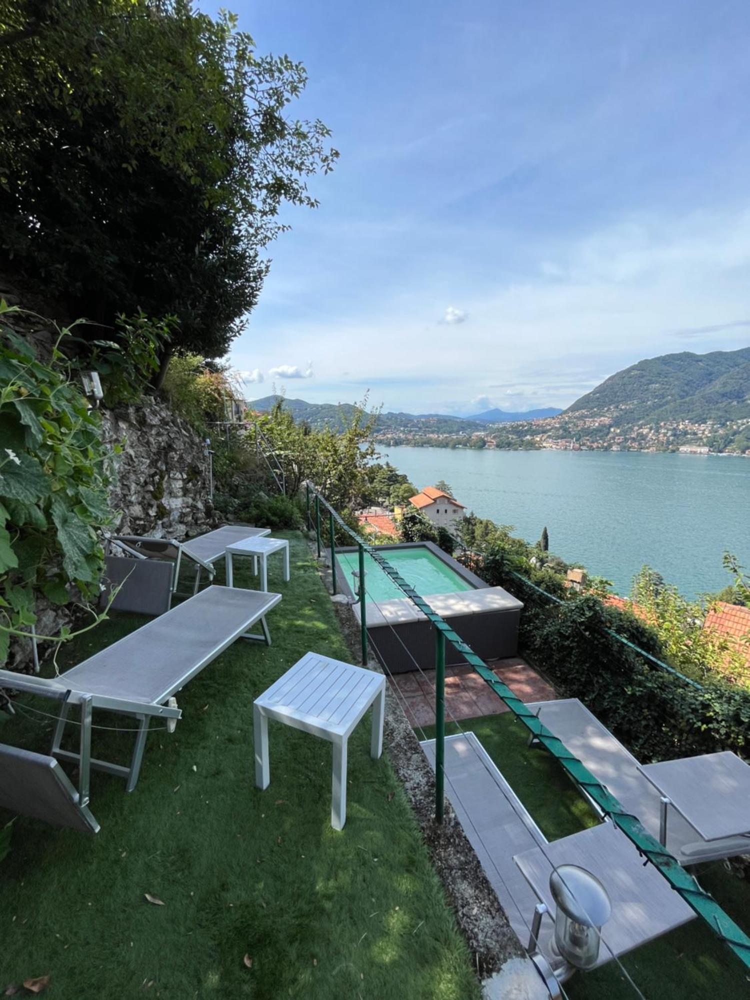 Villa Como, Jacuzzi Spa And Private Pool Blevio Exterior photo